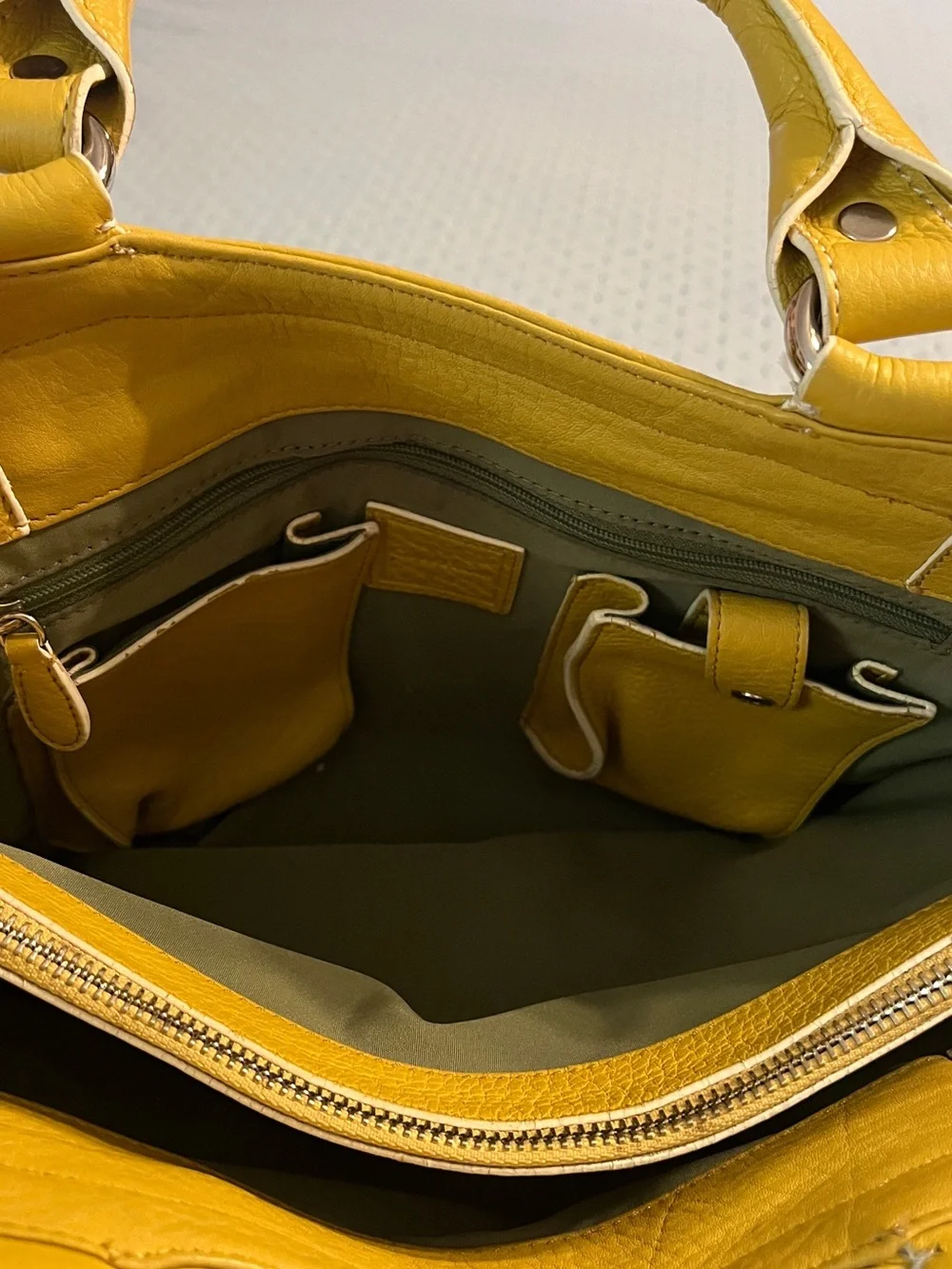 Cole Haan leather satchel